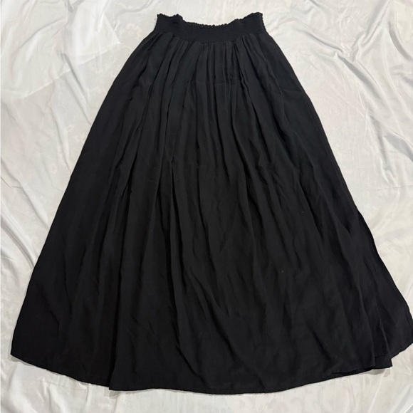 Eileen Fisher Dresses & Skirts - 496 NWOT Vintage 90s Eileen Fisher Elegant Romantic Black Flowy Maxi Skirt 2